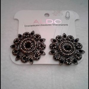 Pretty Beaded Aldo Shoe Clips